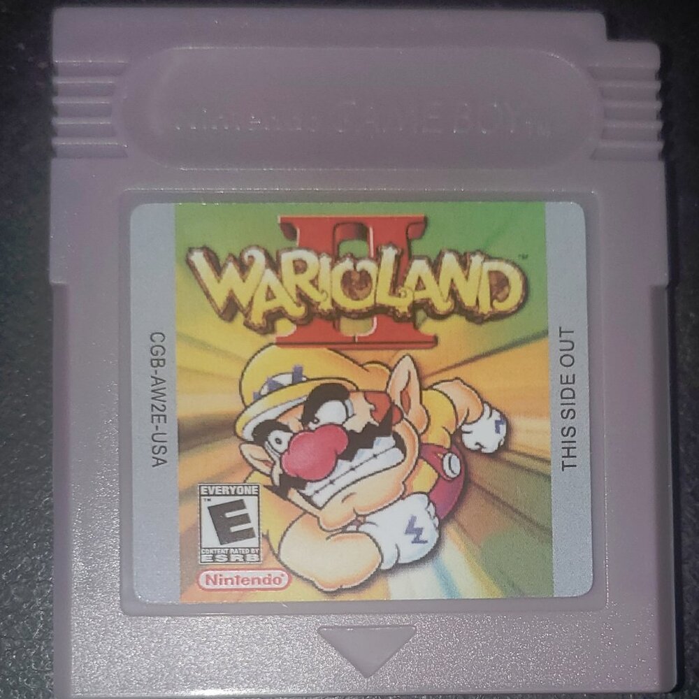 WarioLand 2 GBC Video Game Gameboy Color